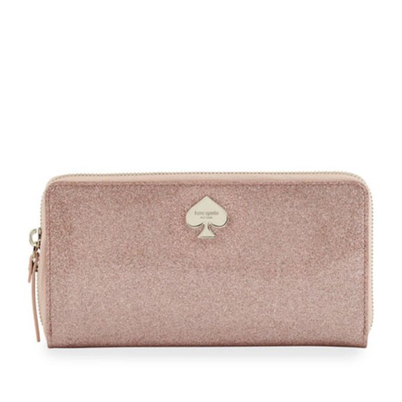 Kate Spade Pink Glitter Wallet